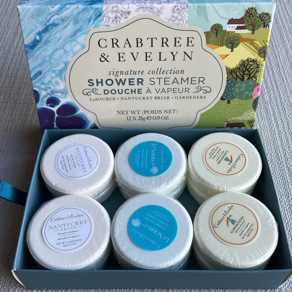 Crabtree & Evelyn Shower Steamer Tablets 12pc set
